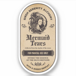 Halloween Hexentränke Apothekarflaschen-Etikett Aufkleber