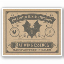 Halloween Hexentränke Apothekarflaschen-Etikett Aufkleber