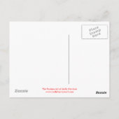 Halloween Hexenvampire Postcard Postkarte (Rückseite)