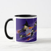 Halloween-Hexenverkehr Tasse (Links)
