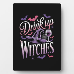 Halloween Hexenwein � Trink aus! Fotoplatte