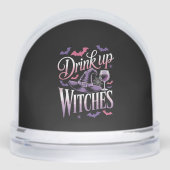 Halloween Hexenwein � Trink aus Schneekugeln (Vorderseite)