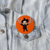 Halloween-Hexenzauber Button (Beispiel)