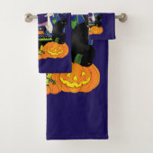 Halloween Hexenzuckerskull Badhandtuch Set (Insitu)