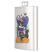 Halloween Hexenzuckerskull Flachmann (Links)