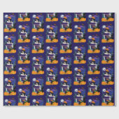 Halloween Hexenzuckerskull Geschenkpapier (Flach)