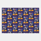 Halloween Hexenzuckerskull Geschenkpapier Set (Vorderseite 2)
