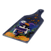 Halloween Hexenzuckerskull Schneidebrett (Ecke)