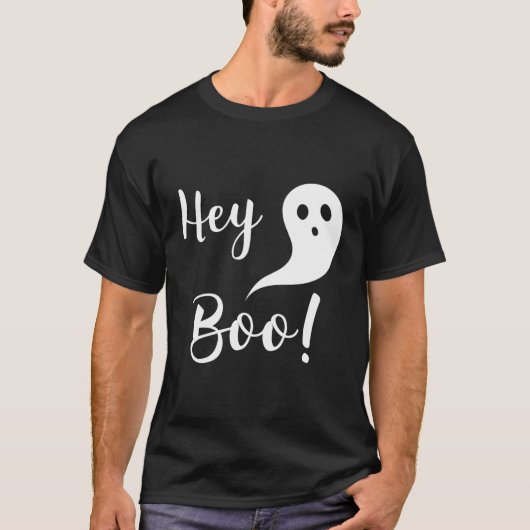 Halloween Hey Boo T-Shirt (Vorderseite)