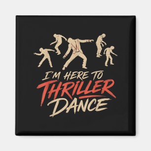 Halloween hier um Thriller-Tanz coole Kostüme Männ Magnet