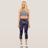 Halloween High Waisted Capris (Vorderseite)