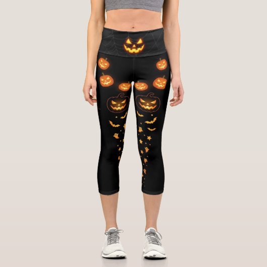 Halloween High Waisted Capris (Vorderseite)