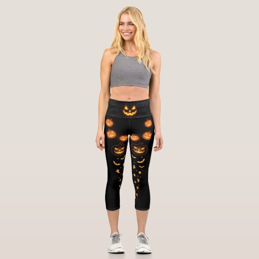 Halloween High Waisted Capris (Vorderseite)