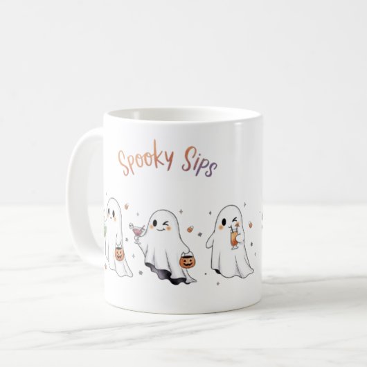 Halloween Highballs Kaffeetasse (Vorderseite Links)