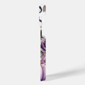 Halloween Highland Cow Hexenkürbis Lila Pumpkins iPhone Hülle (Linke Seite)