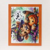 Halloween Highland Cow Jigsaw Puzzle (Vertikal)