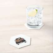 Halloween Highland Cow mit Truck Untersetzer (Vor Ort)