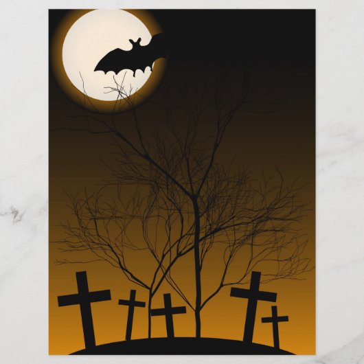 Halloween Hintergrund Flyer (Vorne)