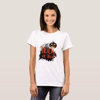 Halloween-Hintergrund mit Kürbis T-Shirt