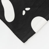 Halloween Hintergrund. Nahtloses Muster mit Halbwe Fleecedecke (Ecke)