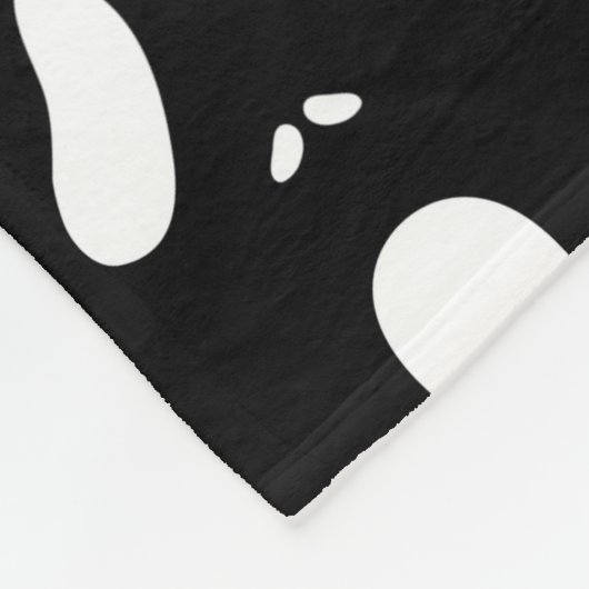 Halloween Hintergrund. Nahtloses Muster mit Halbwe Fleecedecke (Ecke)