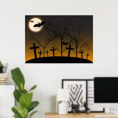 Halloween Hintergrund Poster (Heimbüro)