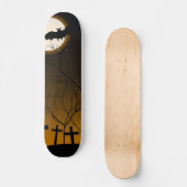 Halloween Hintergrund Skateboard (Vorderseite)