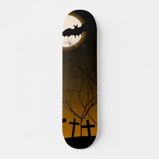 Halloween Hintergrund Skateboard (Vorne)