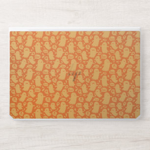 Halloween-Hintergrund-  Zazzle_Growshop. HP Laptop-Aufkleber