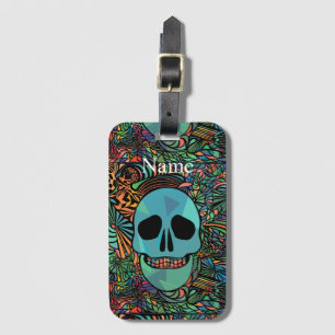Halloween Hippie Skull Thunder_Cove Gepäckanhänger