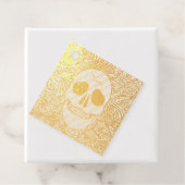 Halloween Hippie Skull Thunder_Cove Geschenkanhänger (Mit Box)