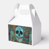 Halloween Hippie Skull Thunder_Cove Geschenkschachtel (Rückseite)
