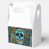 Halloween Hippie Skull Thunder_Cove Geschenkschachtel (Geöffnet)