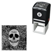 Halloween Hippie Skull Thunder_Cove Permastempel (Beispiel)