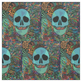 Halloween Hippie Skull Thunder_Cove Stoff (Muster)