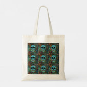 Halloween Hippie Skull Thunder_Cove Tragetasche (Rückseite)