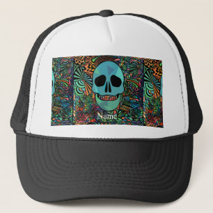 Halloween Hippie Skull Thunder_Cove Truckerkappe