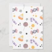 Halloween Hippopotamus Little Boo Baby Dusche Einladung (Rückseite)