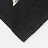 Halloween Hirschskelett Fleecedecke (Ecke)