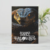 Halloween 🐍"Hiss terical Haunt card Einladung (Stehend Vorderseite)