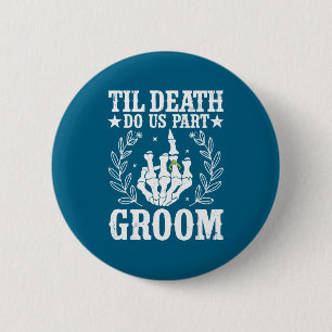 Halloween-Hochzeit bis dass der Tod uns scheidet B Button