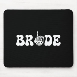 Halloween-Hochzeit Braut Bräutigam Skelett Paar pa Mousepad
