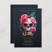 Halloween-Hochzeit Einladung (Vorne/Hinten)