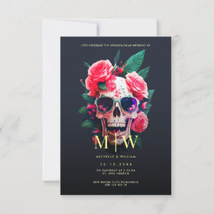 Halloween-Hochzeit Einladung
