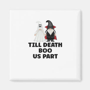 Halloween Hochzeit Jubiläum - Bis der Tod uns sche Magnet