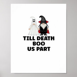 Halloween Hochzeit Jubiläum - Bis der Tod uns sche Poster