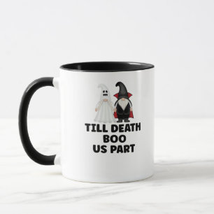 Halloween Hochzeit Jubiläum - Bis der Tod uns sche Tasse