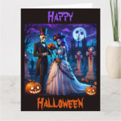 Halloween Hochzeit Karte (Vorderseite)