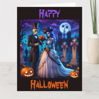 Halloween Hochzeit Karte