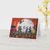 Halloween Hochzeit Karte (Gelbe Blume)